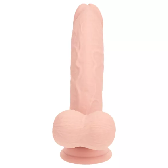 RealRock - realistisk vibrator med dobbel tetthet (hudfarget) - 15 cm