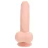 RealRock - realistisk vibrator med dobbel tetthet (hudfarget) - 15 cm