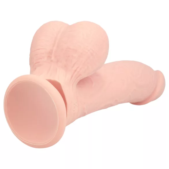 RealRock - realistisk vibrator med dobbel tetthet (hudfarget) - 15 cm