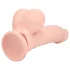 RealRock - realistisk vibrator med dobbel tetthet (hudfarget) - 15 cm