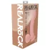RealRock - realistisk vibrator med dobbel tetthet (hudfarget) - 18 cm