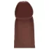 RealRock - realistisk dildo med dobbel tetthet (brun) - 15,5 cm
