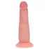 RealRock - realistisk dildo med dobbel tetthet (hudfarge) - 15,5 cm