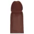 RealRock - realistisk dildo med dobbel tetthet (brun) - 18,5 cm