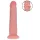 RealRock - realistisk dildo med dobbel tetthet (hudfarget) - 18,5 cm