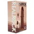 RealRock - realistisk dobbelt tetthet-dildo (brun) - 20,5 cm