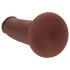 RealRock - realistisk dobbelt tetthet-dildo (brun) - 20,5 cm