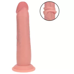   RealRock - realistisk dildo med dobbel tetthet (hudfarget) - 20,5 cm