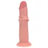 RealRock - realistisk dildo med dobbel tetthet (hudfarget) - 20,5 cm