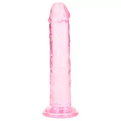 RealRock - realistisk dildo med sugekopp (rosa) - 12,7 cm
