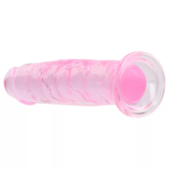 RealRock - realistisk dildo med sugekopp (rosa) - 12,7 cm