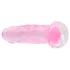 RealRock - realistisk dildo med sugekopp (rosa) - 12,7 cm