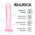 RealRock - realistisk dildo med sugekopp (rosa) - 12,7 cm