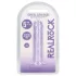 RealRock - realistisk dildo med sugekopp (lilla) - 12,7 cm