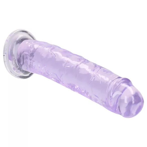 RealRock - realistisk dildo med sugekopp (lilla) - 12,7 cm