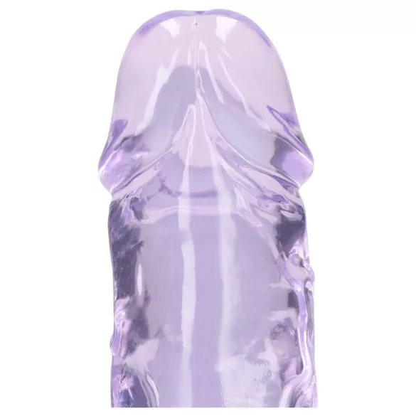 RealRock - realistisk dildo med sugekopp (lilla) - 12,7 cm