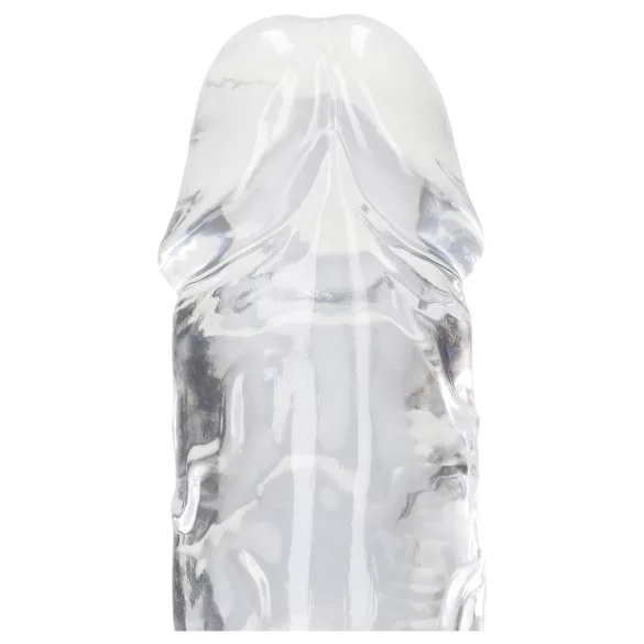 RealRock - realistisk dildo med sugekopp (gjennomsiktig) - 12,7 cm
