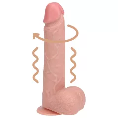 RealRock - roterende vibrator (natur, 20,5 cm)