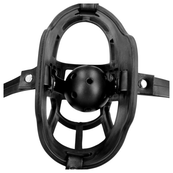 Ouch! - Munnkurv med innebygd munnplugg (svart)