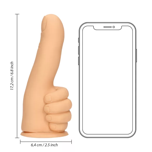S-Line - tommelvibrator (naturell)