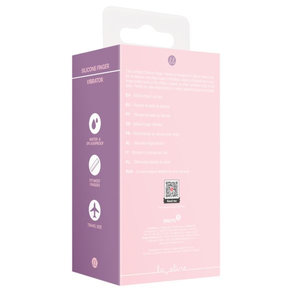 Loveline - rillet fingervibrator (rosa)