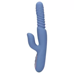 Loveline - oppvarmende støtvibrator (blå)