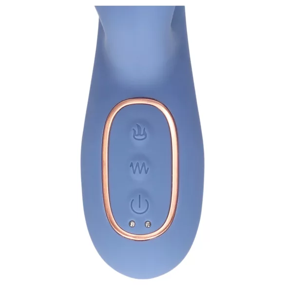 Loveline - oppvarmende støtvibrator (blå)