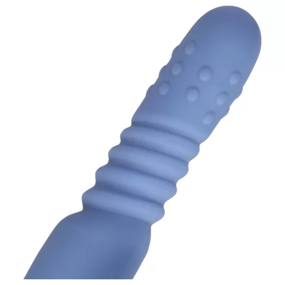 Loveline - oppvarmende støtvibrator (blå)