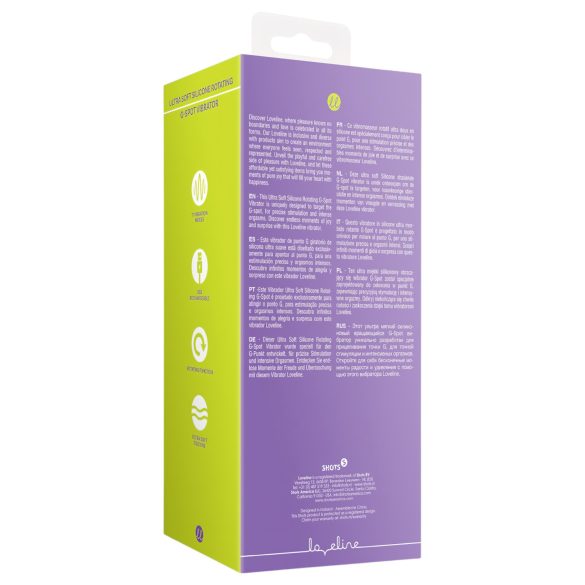 Loveline - Oppladbar roterende vibrator (rosa)