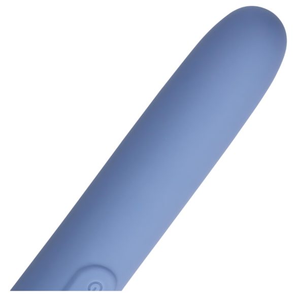 Loveline Travel - Oppladbar vibrator med smøretank (pastell blå)