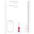 Loveline - rillet vibrerende geishaball (rosa)