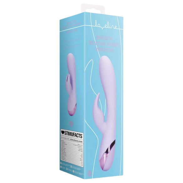 Loveline - oppladbar klitorisvibrator med kaninarm (lilla)