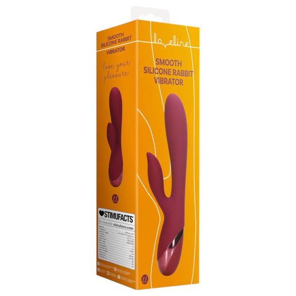 Loveline - oppladbar klitorisstim vibrator (rød)