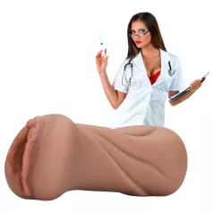 S-Line Nurse - realistisk kunstig vagina (solbrun)
