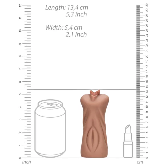S-Line Nurse - realistisk kunstig vagina (solbrun)