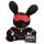 Bondagekanin - BDSM Bunny (svart)