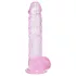 RealRock - realistisk dildo med testikler (rosa) - 12,7 cm