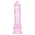 RealRock - realistisk dildo med testikler (rosa) - 12,7 cm