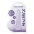 RealRock - realistisk dildo med testikler (lilla) - 12,7 cm