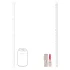 Loveline Candy - leppestiftvibrator med 4 hoder (rosa)