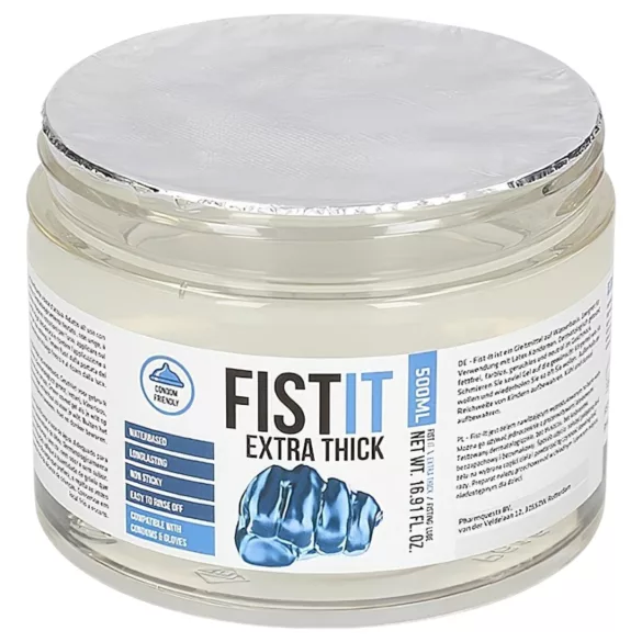 Fist It - ekstra tykk vannbasert fistingglidemiddel - 500 ml