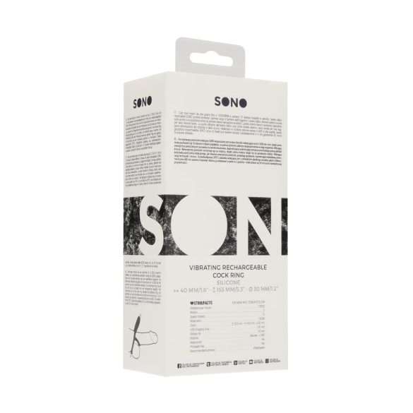 Nr.88 - Vibrerende Penisring (Svart)