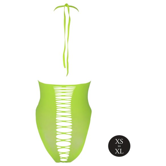 Ouch! - Glødende åpen body (neongrønn)