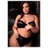 Le Désir Plus Size - 3-delt undertøysett - svart (XL-4XL)