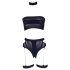 Le Désir Plus Size - 3-delt undertøysett - svart (XL-4XL)
