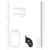 ManCage - Modell 13 penissebur (svart) - 6,5 cm