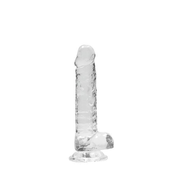 REALROCK - Gjennomsiktig realistisk dildo - 17 cm