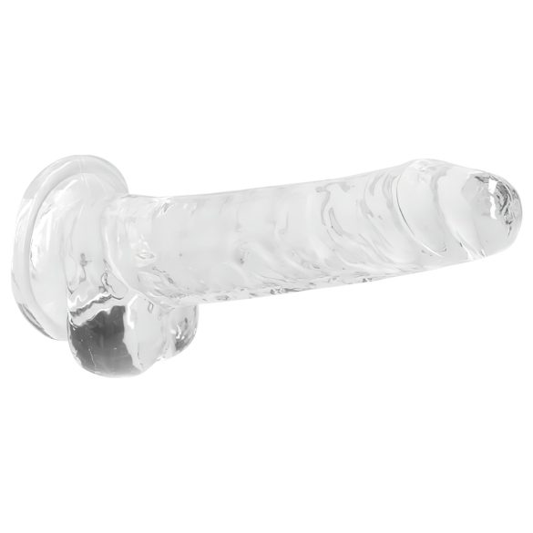 REALROCK - Gjennomsiktig realistisk dildo - 17 cm
