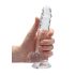 REALROCK - Gjennomsiktig realistisk dildo - 17 cm