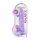 REALROCK - gjennomsiktig realistisk dildo - lilla (22cm)